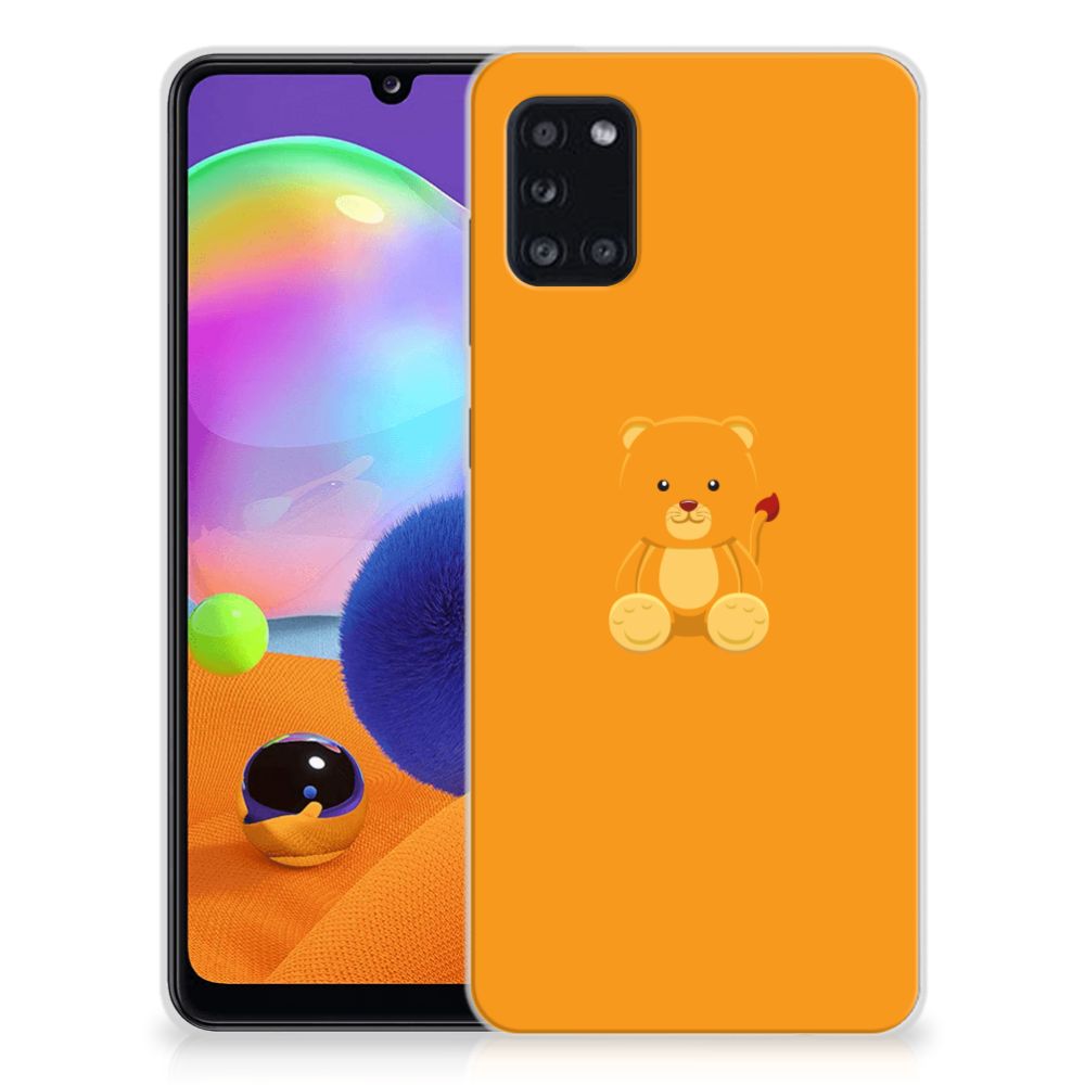 Samsung Galaxy A31 Telefoonhoesje met Naam Baby Beer B2C Telecom