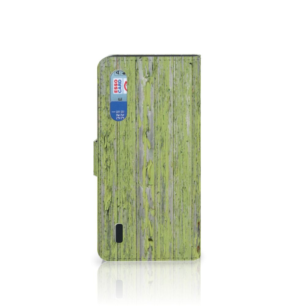Xiaomi Mi 9 Lite Book Style Case Green Wood