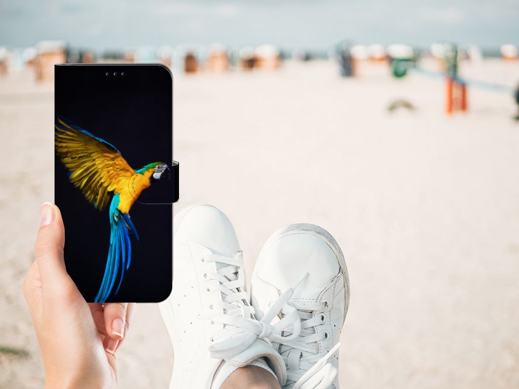 Xiaomi Poco X4 Pro 5G Telefoonhoesje met Pasjes Papegaai