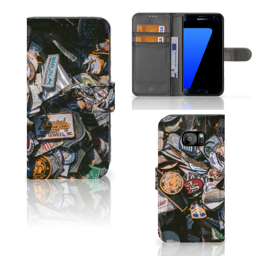 Samsung Galaxy S7 Edge Telefoonhoesje met foto Badges