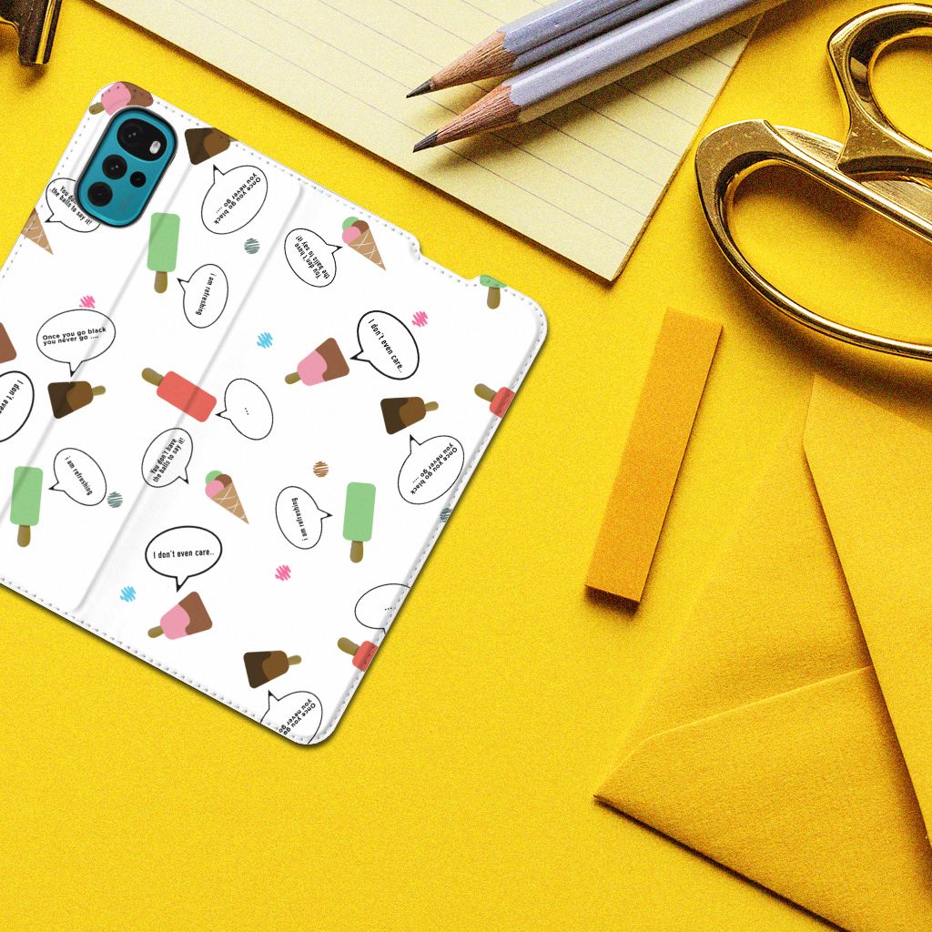 Motorola Moto G22 Flip Style Cover IJsjes - B2C Telecom