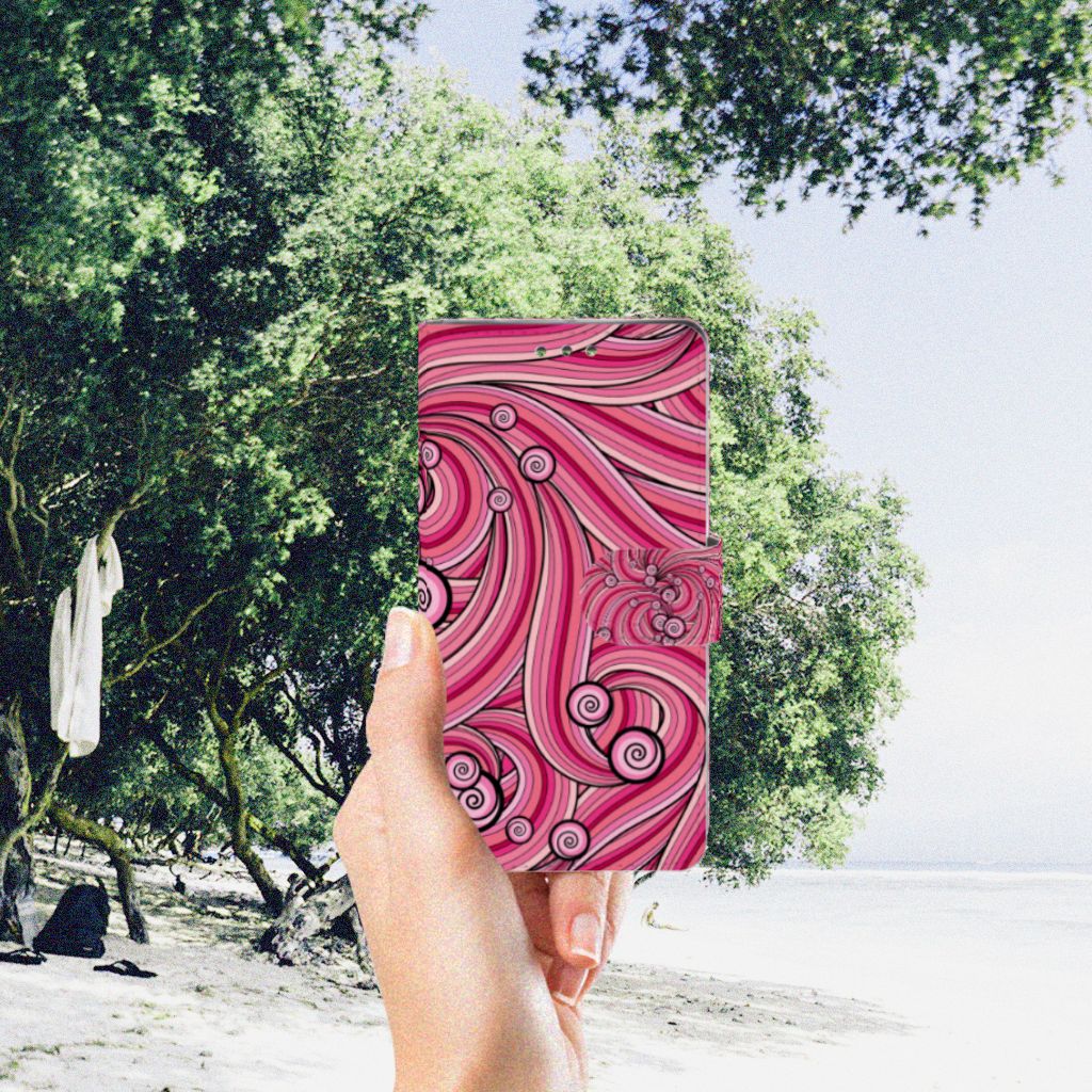 Sony Xperia XZ1 Hoesje Swirl Pink
