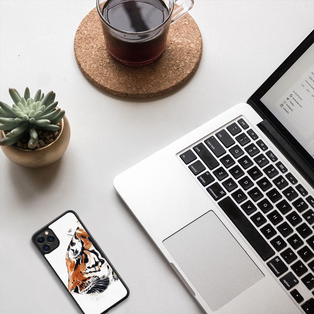 Case Apple iPhone 11 Pro Max Watercolor Tiger