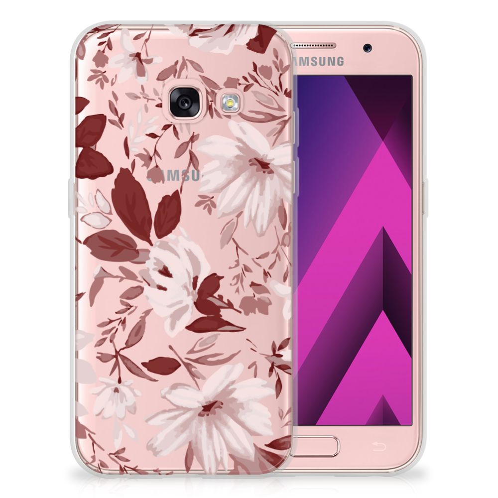 Hoesje maken Samsung Galaxy A3 2017 Watercolor Flowers