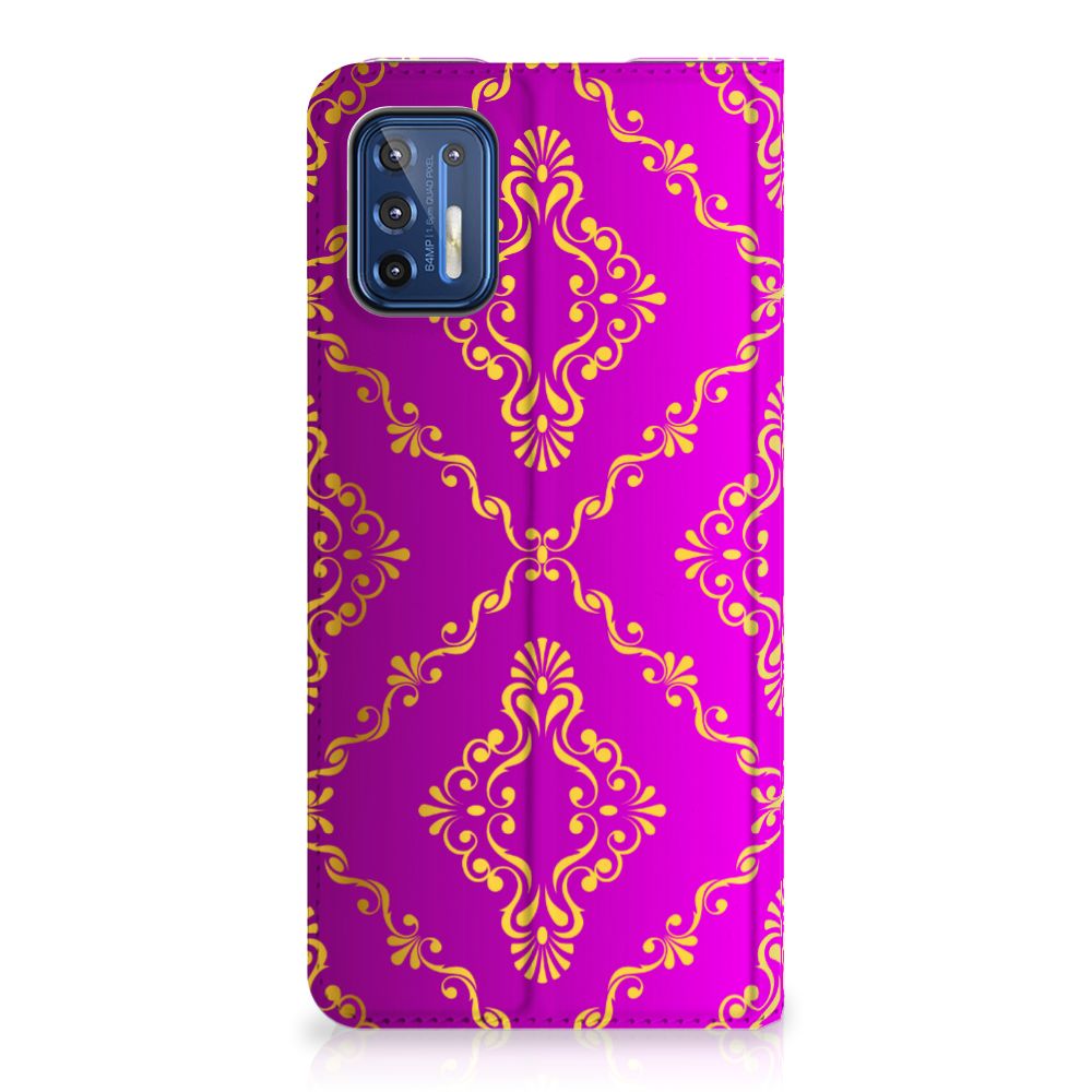 Telefoon Hoesje Motorola Moto G9 Plus Barok Roze - B2C Telecom