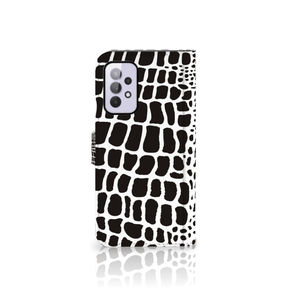 Samsung Galaxy A33 5G Telefoonhoesje met Pasjes Slangenprint
