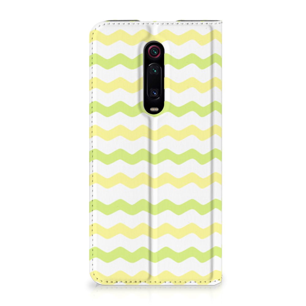 Xiaomi Redmi K20 Pro Hoesje met Magneet Waves Yellow - B2C Telecom