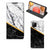 Samsung Galaxy A42 Standcase Marmer Wit Zwart - Origineel Cadeau Man