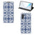Samsung Galaxy Note 10 Smart Cover Flower Blue