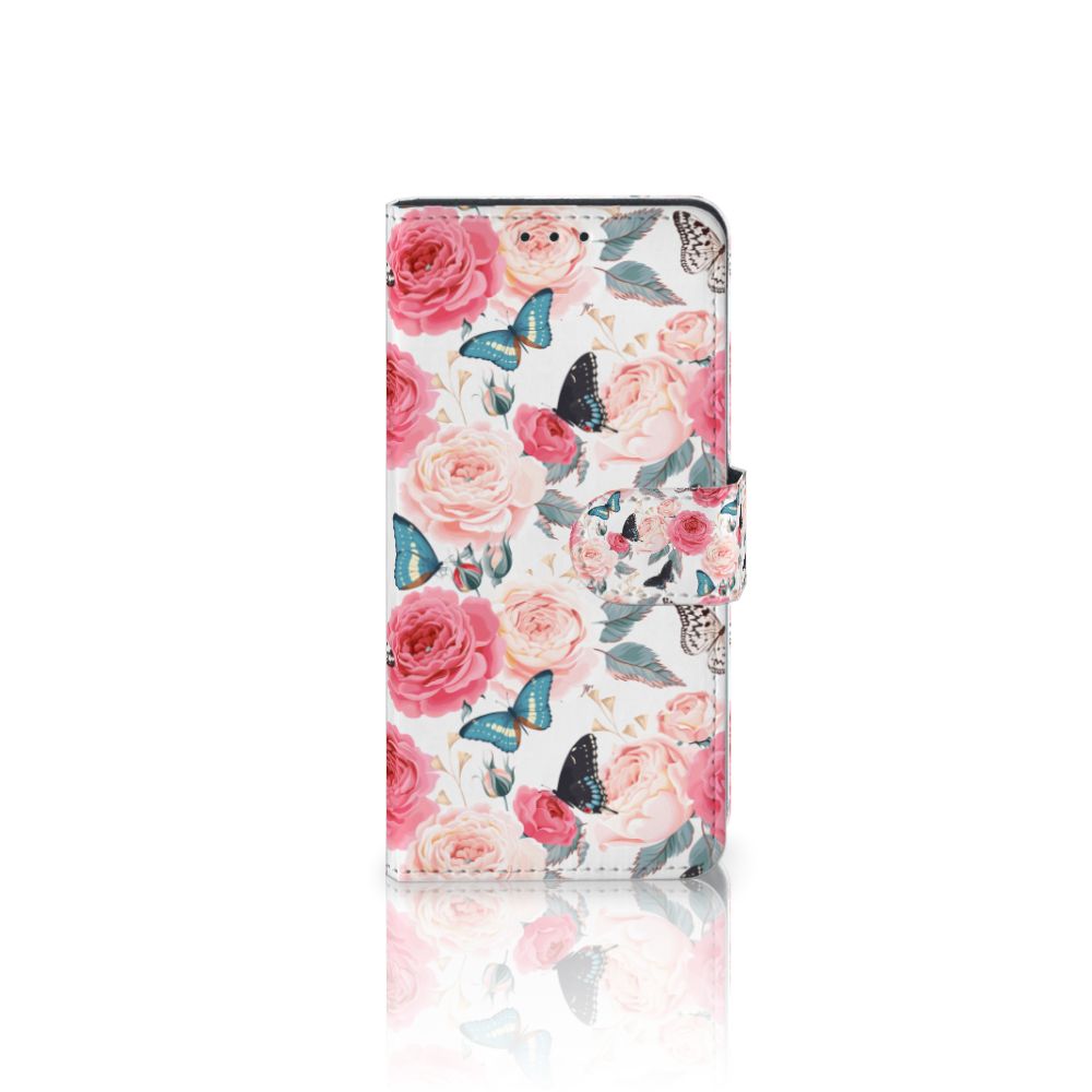 Huawei P40 Hoesje Butterfly Roses