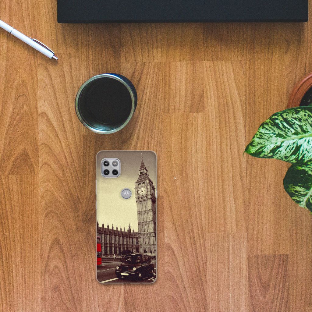 Motorola Moto G 5G Siliconen Back Cover Londen