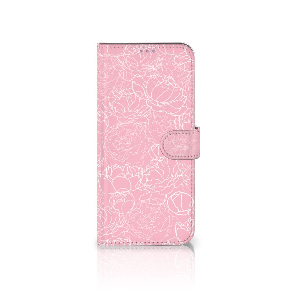 Motorola Moto G60s Hoesje White Flowers