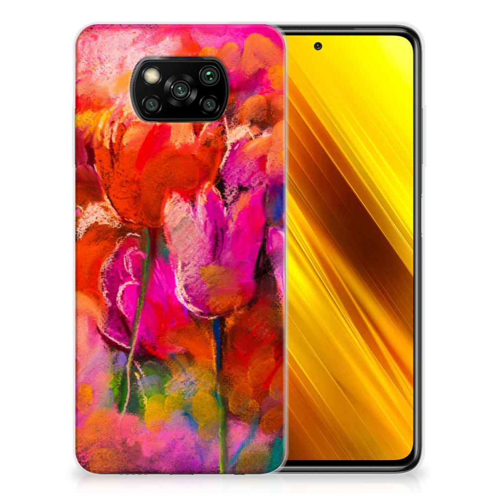 Hoesje maken Xiaomi Poco X3 | Poco X3 Pro Tulips