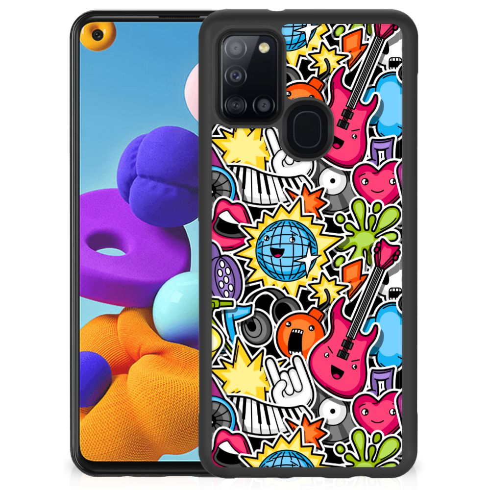 Samsung Galaxy A21s TPU Bumper Case Punk Rock