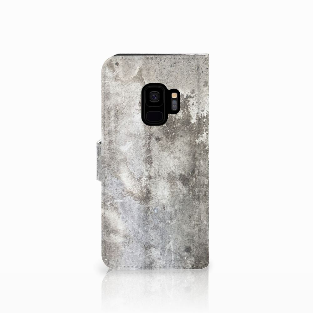 Samsung Galaxy S9 Bookcase Beton Print