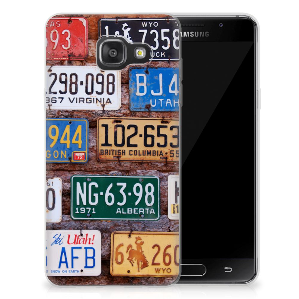 Samsung Galaxy A3 2016 Siliconen Hoesje met foto Kentekenplaten