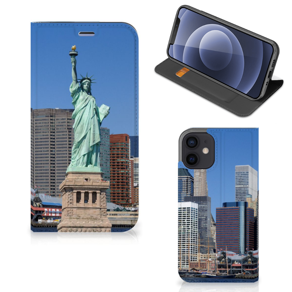 iPhone 12 Mini Book Cover Vrijheidsbeeld - B2C Telecom