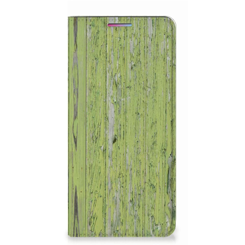Motorola Moto G60s Book Wallet Case Green Wood - B2C Telecom