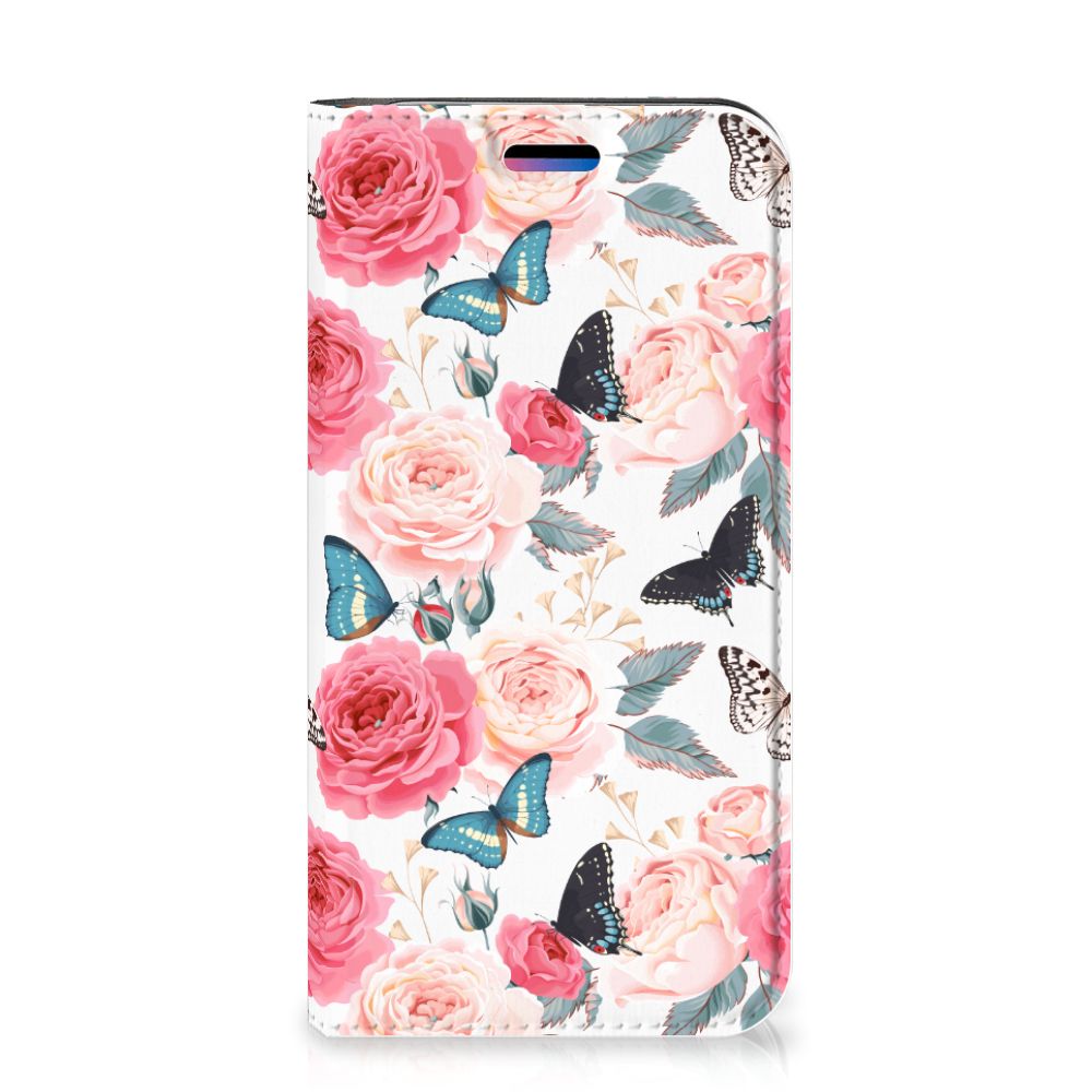 Apple iPhone X | Xs Smart Cover Butterfly Roses