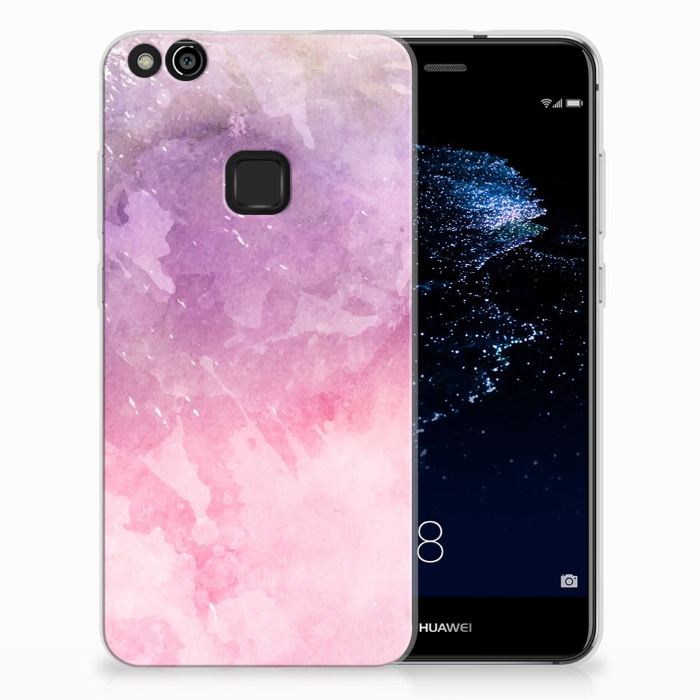 Hoesje maken Huawei P10 Lite Pink Purple Paint