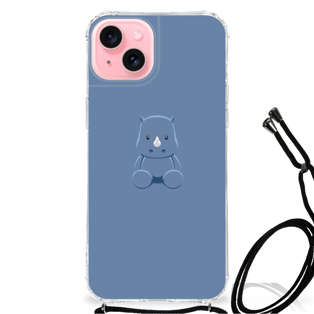 iPhone 15 Plus Stevig Bumper Hoesje Baby Rhino B2C Telecom