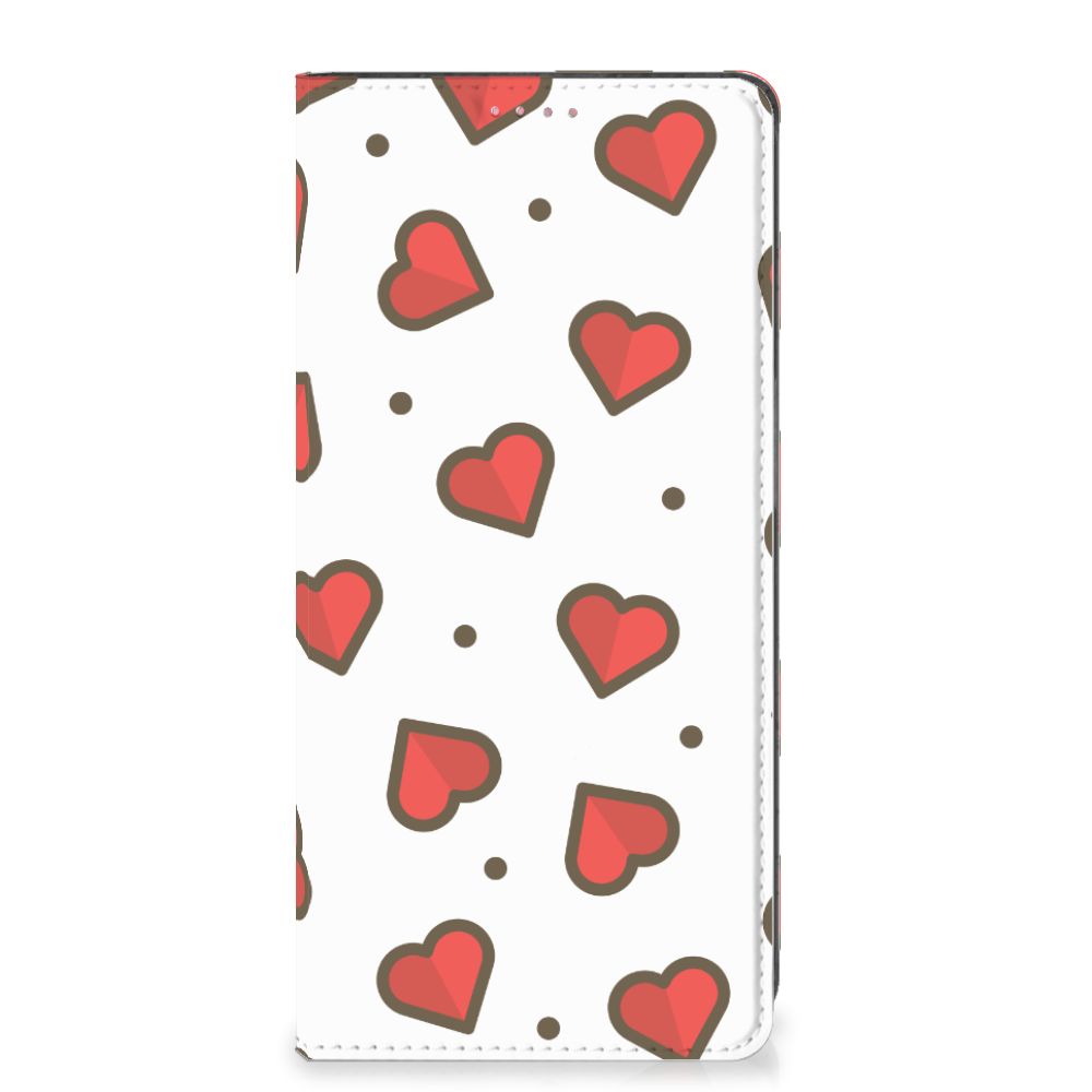 OPPO A54 5G | A74 5G | A93 5G Hoesje met Magneet Hearts