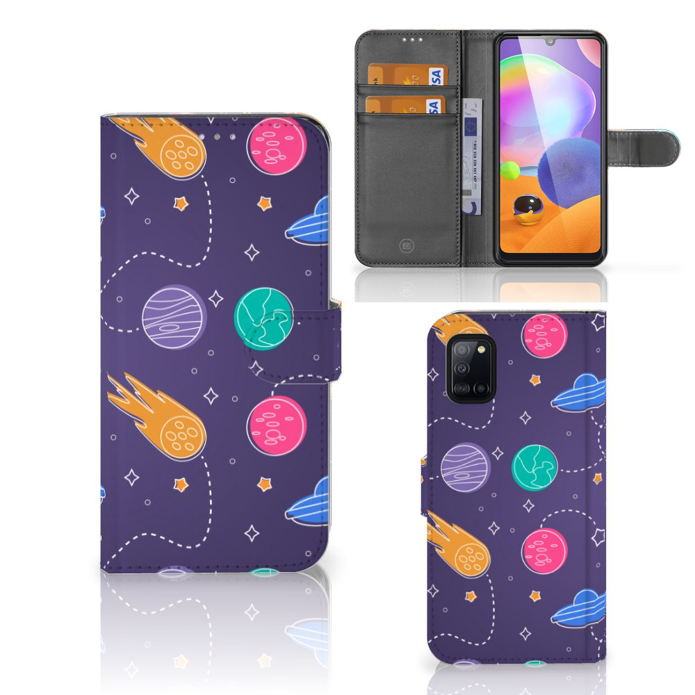 Samsung Galaxy A31 Wallet Case met Pasjes Space