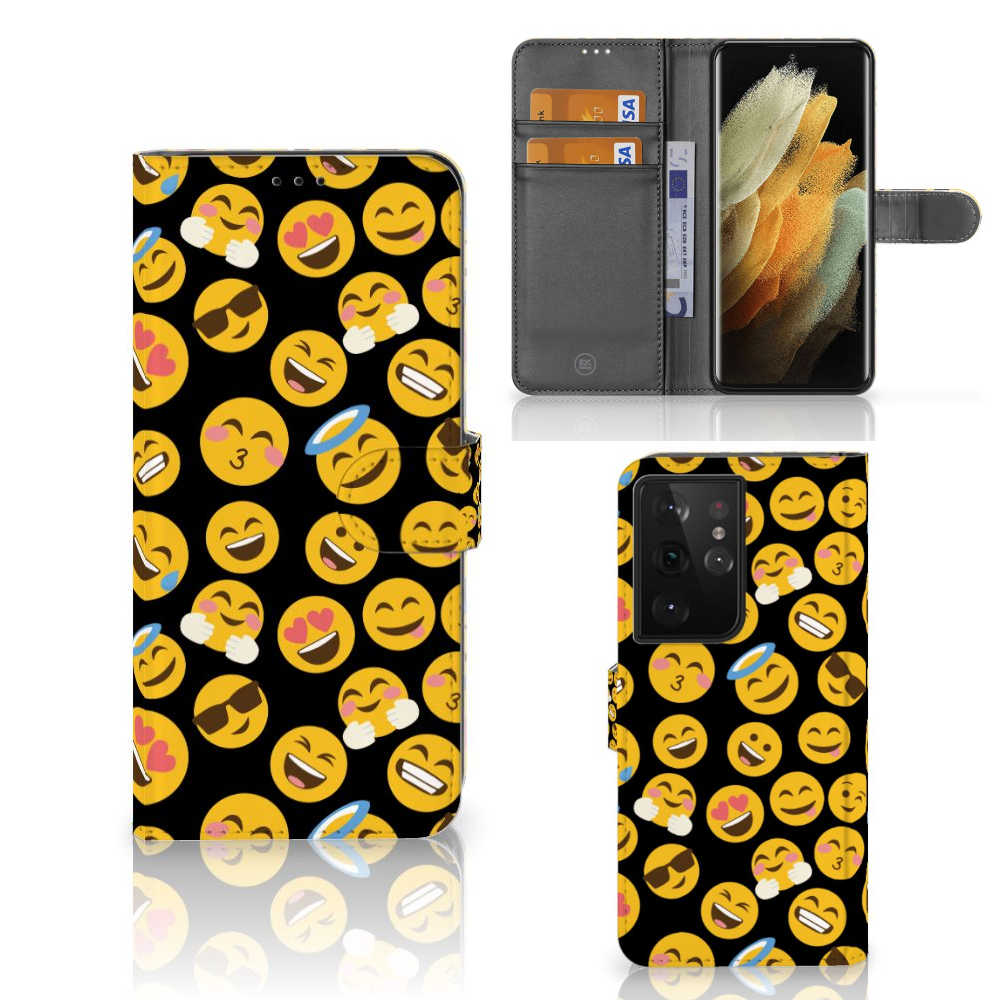 Samsung Galaxy S21 Ultra Telefoon Hoesje Emoji