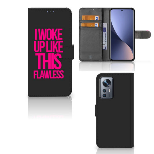 Xiaomi 12 Pro Hoesje met naam Woke Up - Origineel Cadeau Zelf Maken