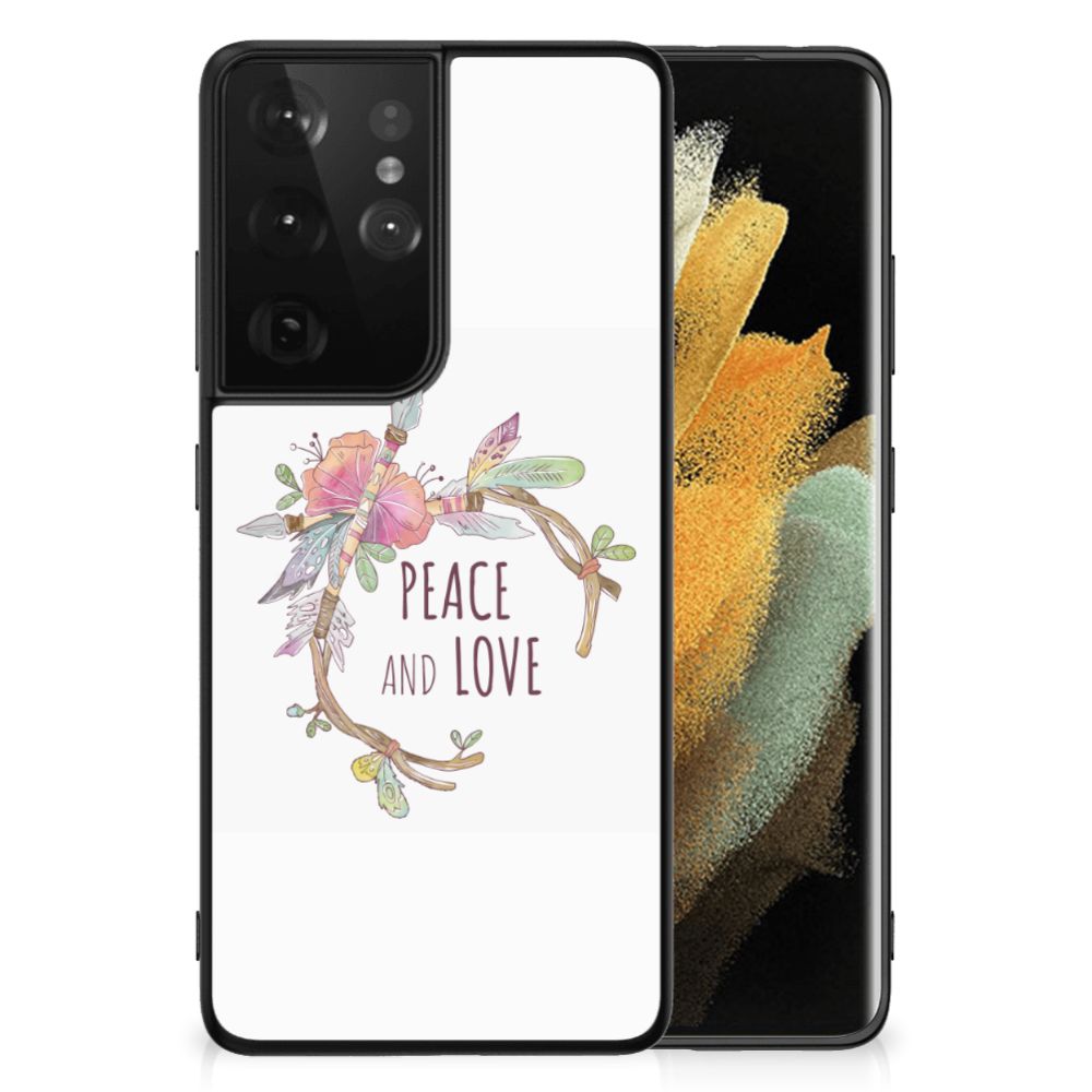 Samsung Galaxy S21 Ultra Hoesje Boho Text B2C Telecom