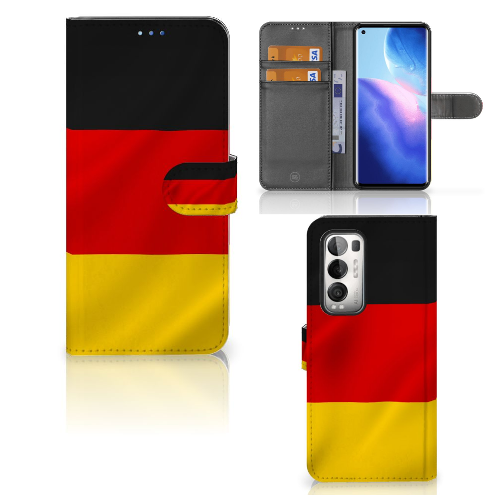OPPO Find X3 Neo 5G Bookstyle Case Duitsland