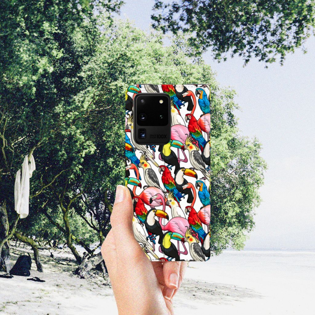 Samsung Galaxy S20 Ultra Hoesje maken Birds - B2C Telecom