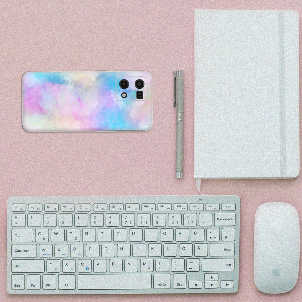 Hoesje maken OPPO Reno7 4G Watercolor Light B2C Telecom