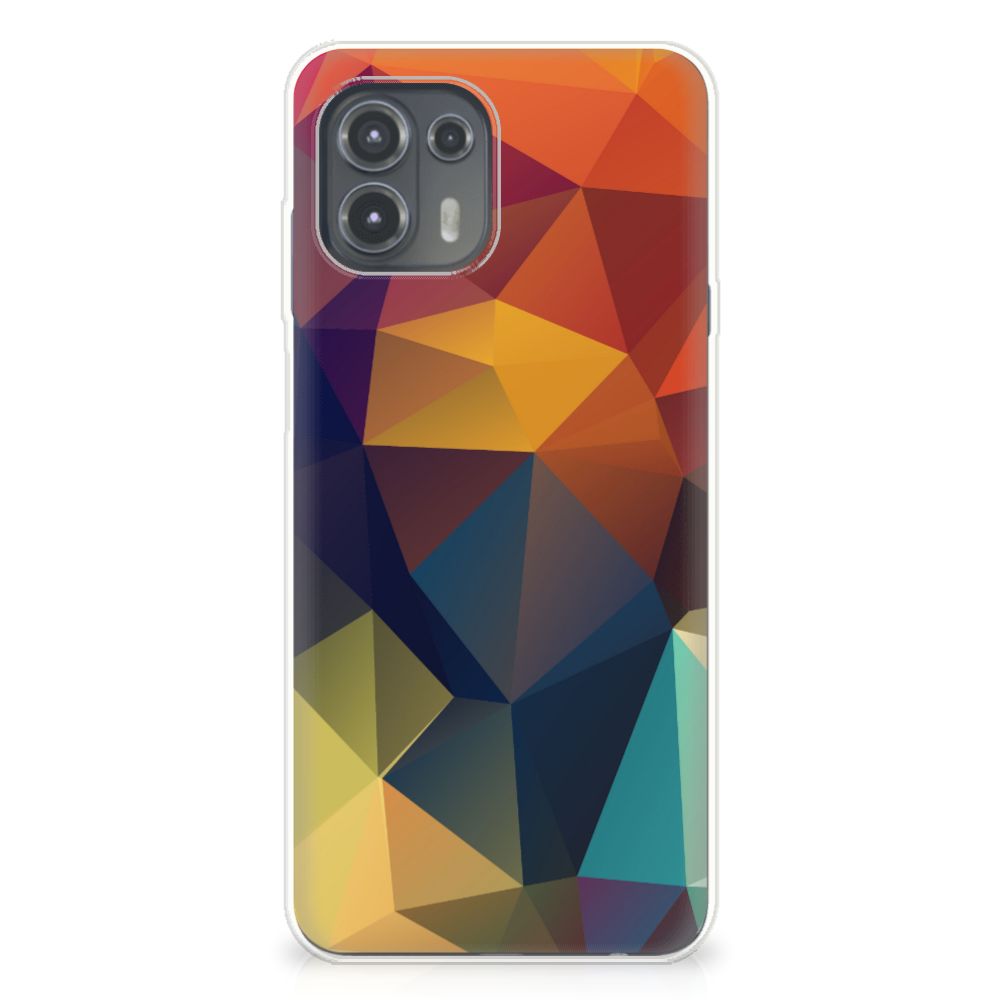 Motorola Edge 20 Lite TPU Hoesje Polygon Color B2C Telecom
