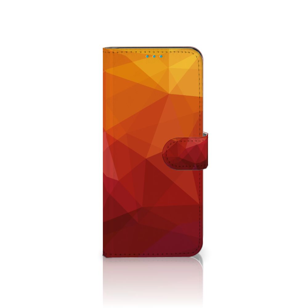Book Case voor Samsung Galaxy A73 5G Polygon Red