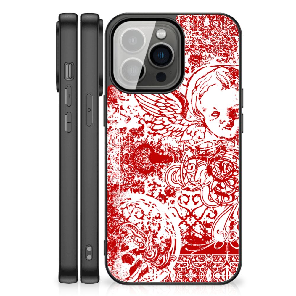Telefoonhoesje iPhone 13 Pro Max Angel Skull Rood B2C Telecom