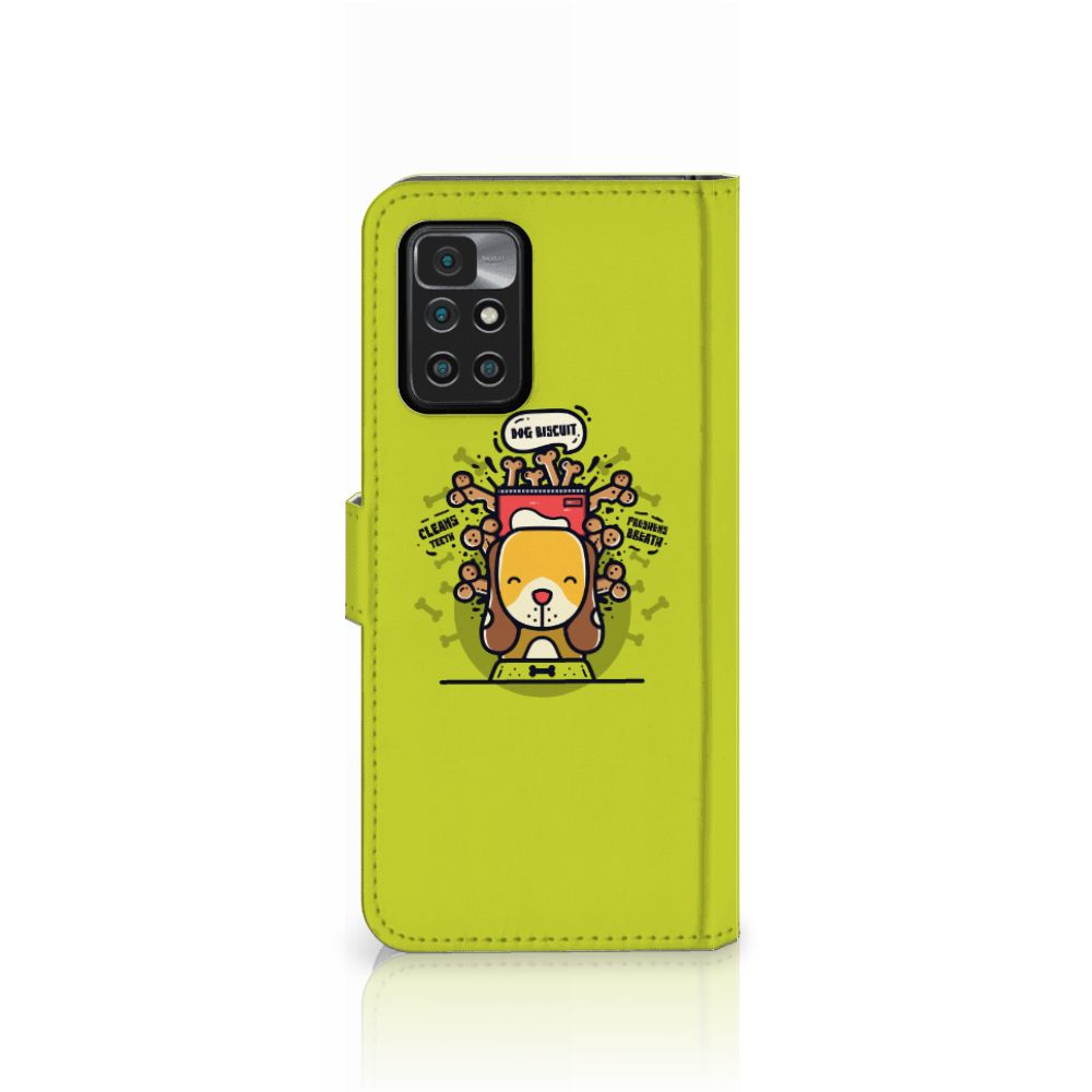 Xiaomi Redmi 10 Leuk Hoesje Doggy Biscuit