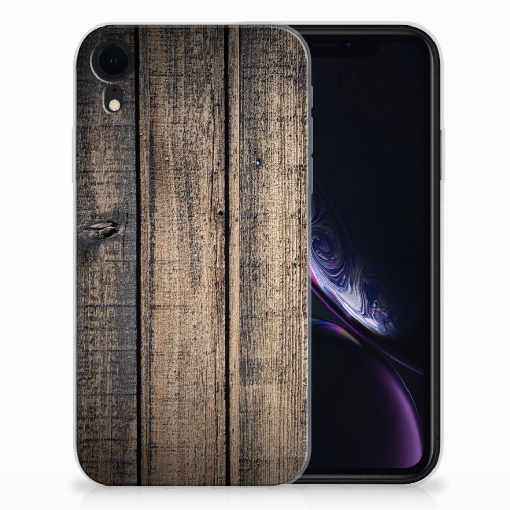 Apple iPhone Xr Bumper Hoesje Steigerhout