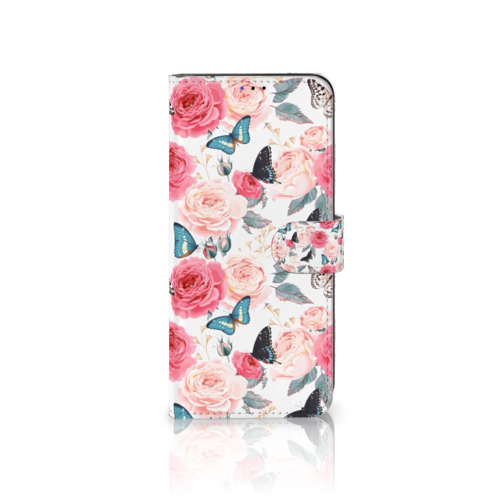 Samsung Galaxy A22 5G Hoesje Butterfly Roses