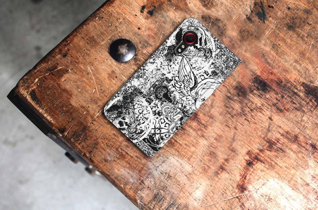 Mobiel BookCase Samsung Galaxy Xcover 5 Skulls Angel - B2C Telecom