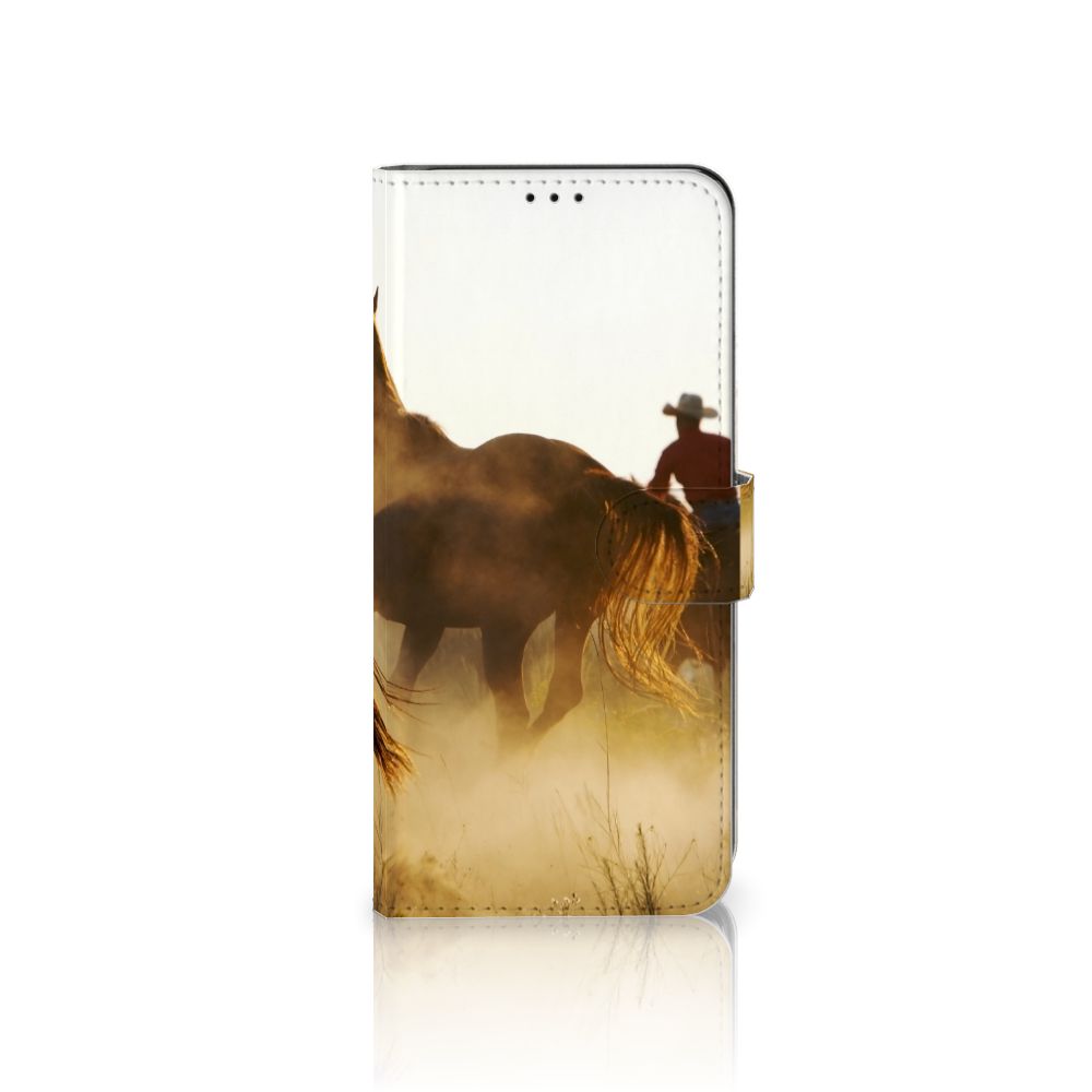Samsung Galaxy S21 Ultra Telefoonhoesje met Pasjes Design Cowboy
