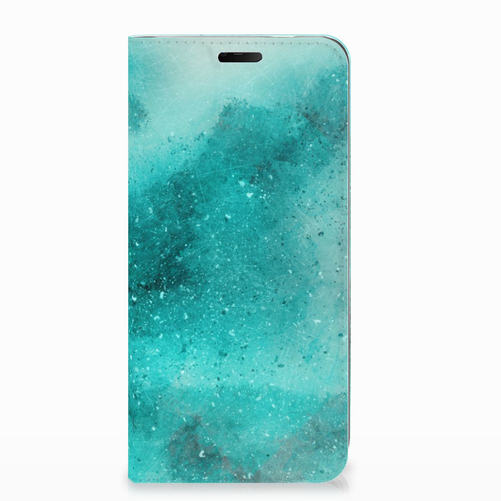 Bookcase Nokia 7.1 (2018) Painting Blue