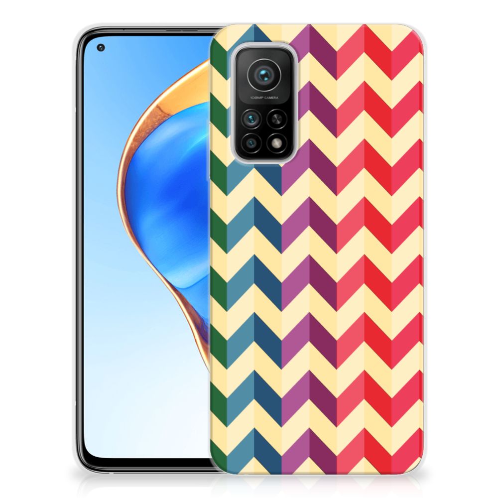 Xiaomi Mi 10T | 10T Pro TPU bumper Zigzag Multi Color