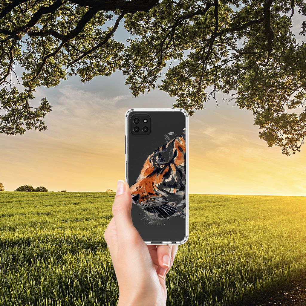 Back Cover Samsung Galaxy A22 5G Watercolor Tiger B2C Telecom