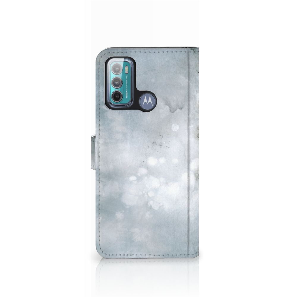 Hoesje Motorola Moto G60 Painting Grey