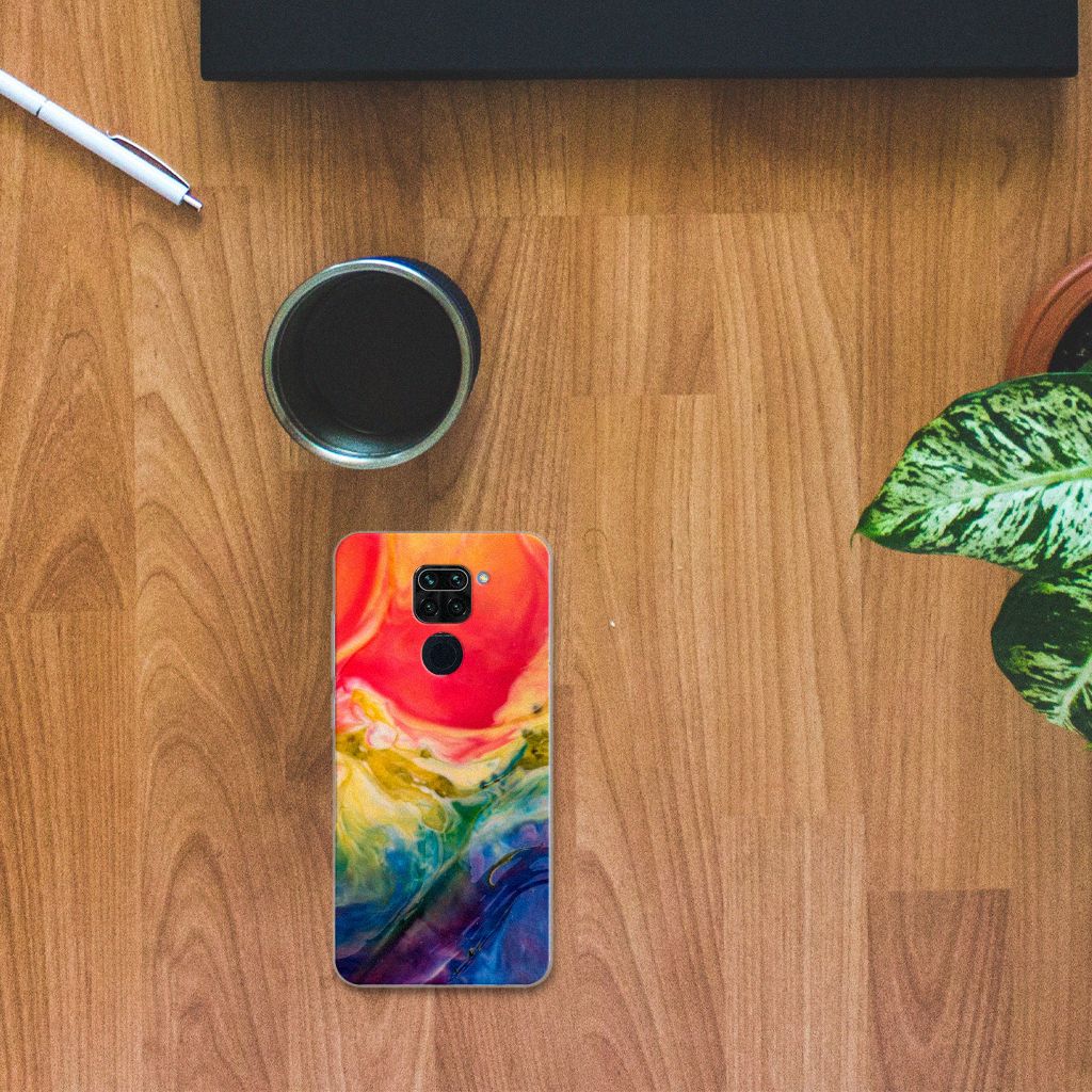 Hoesje maken Xiaomi Redmi Note9 Watercolor Dark B2C Telecom