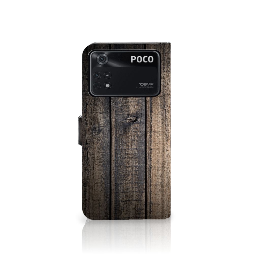 Xiaomi Poco X4 Pro 5G Book Style Case Steigerhout
