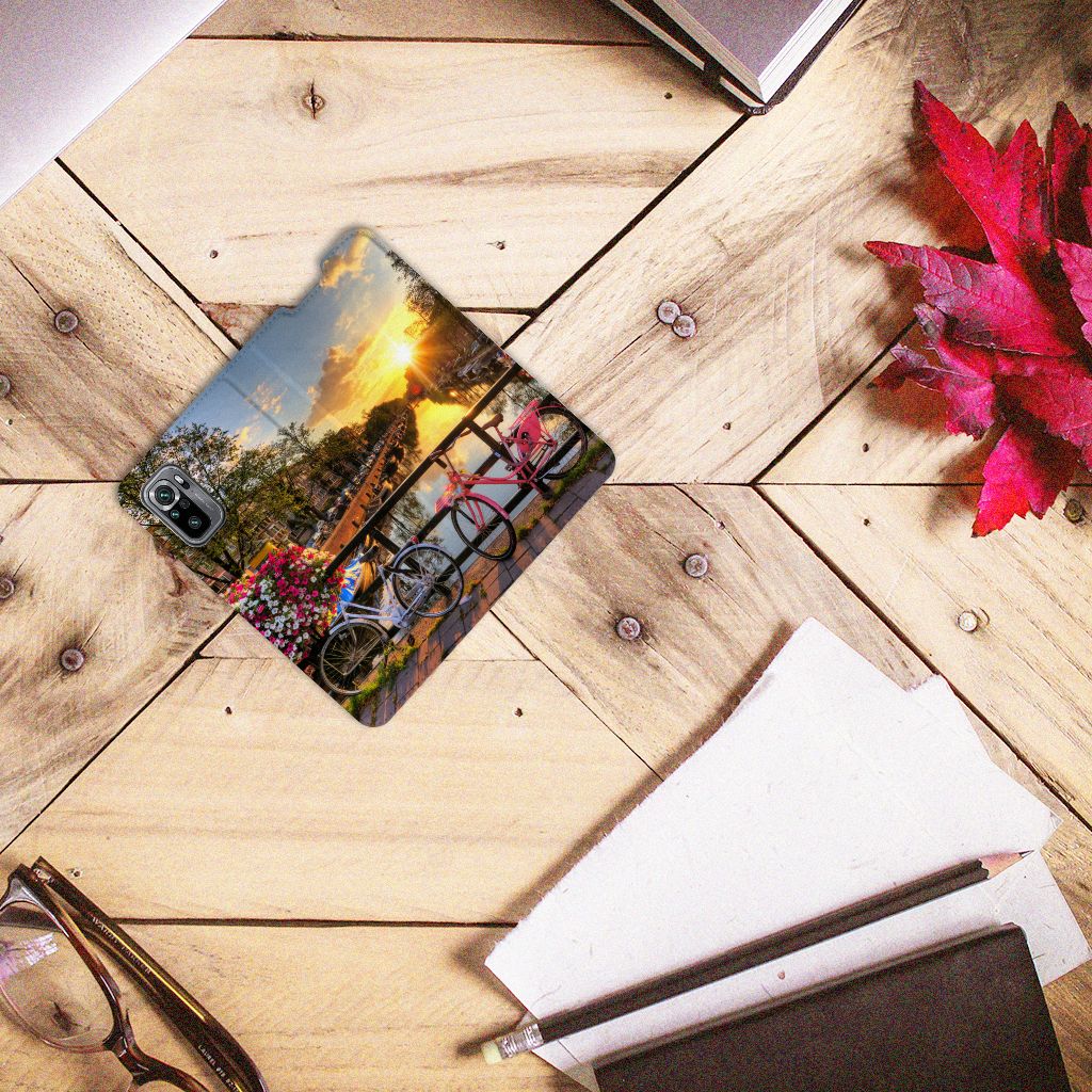 Xiaomi Redmi Note 10/10T 5G | Poco M3 Pro Book Cover Amsterdamse Grachten - B2C Telecom