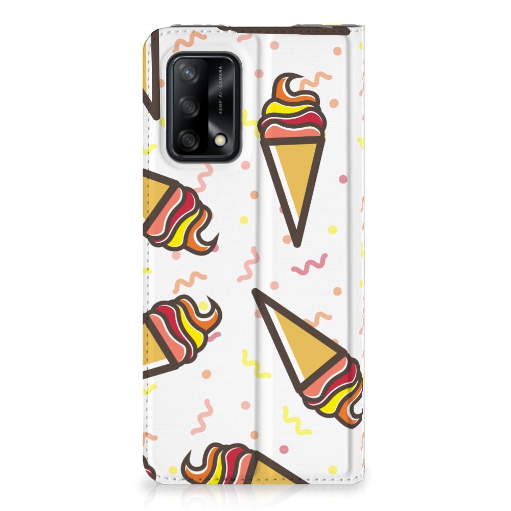 OPPO A74 4G Flip Style Cover Icecream - B2C Telecom