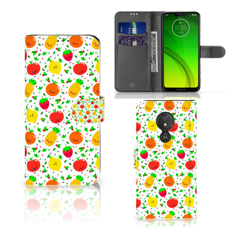 Motorola Moto G7 Power Book Cover Fruits